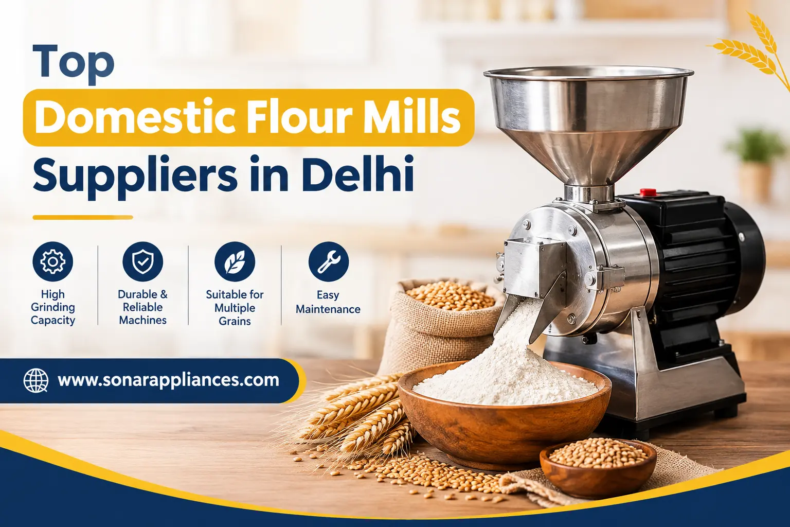 Top Domestic Flour Mills Suppliers in Delhi